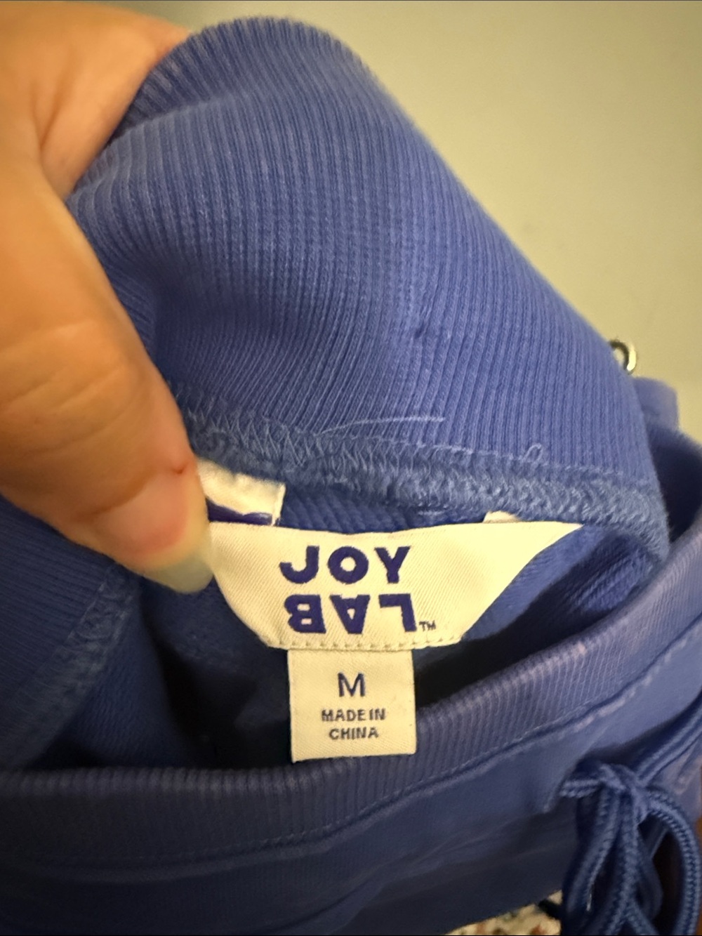 JoyLab Blue Drawstring Joggers - Picture 3 of 4